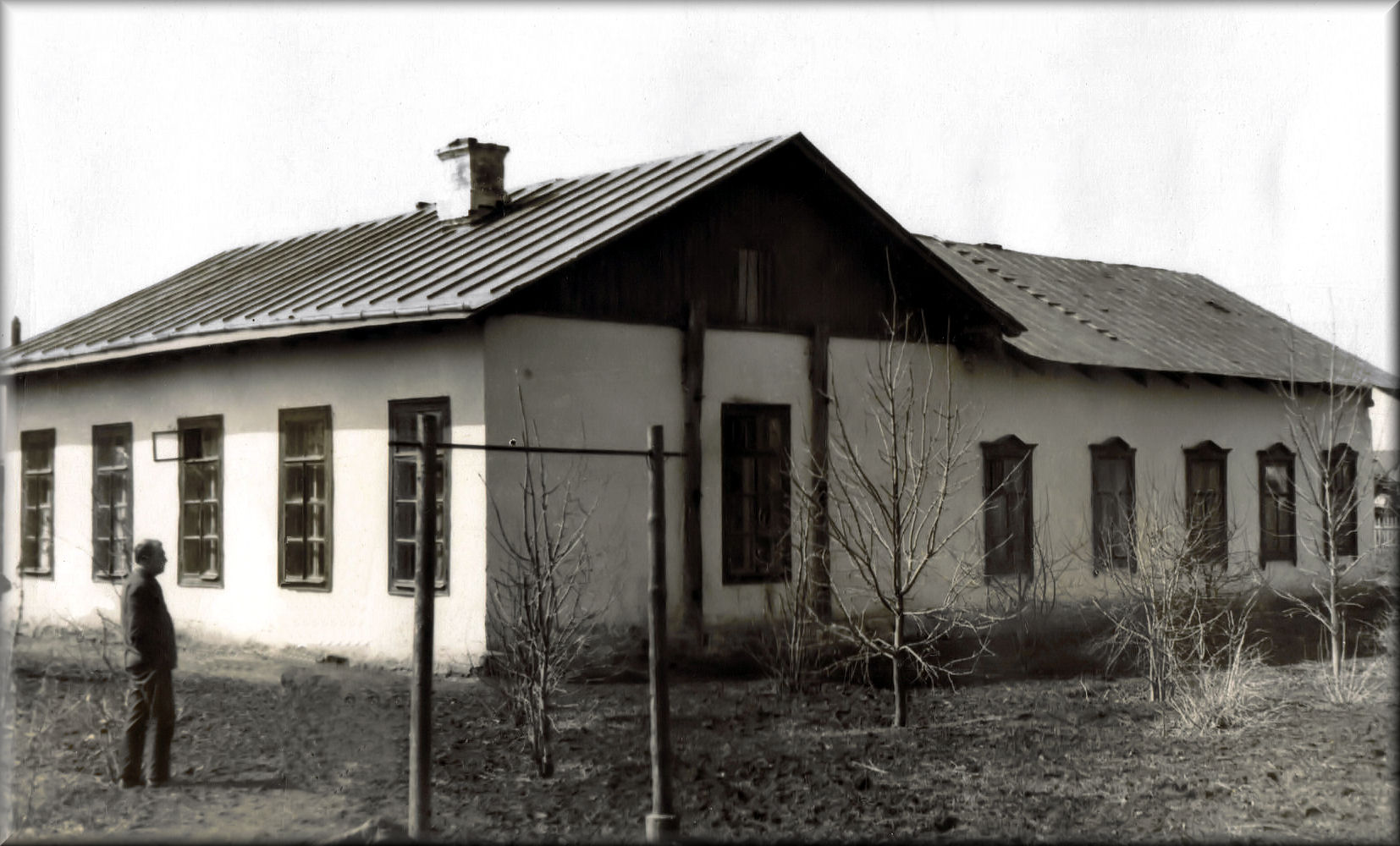 Здание школы с 1922 по 1970 годы.
